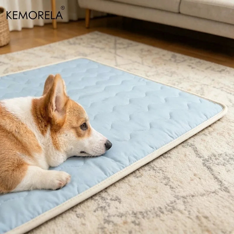 KEMORELA Pet Cooling Mat – Ice Pad Bed for Cats & Dogs Pet Cooling Mat Axl