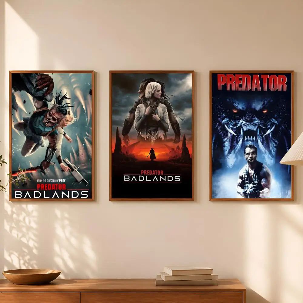 Predator Movie HD PVC Self-Stick Wall Poster – Waterproof Art Wall Art Poster Axl