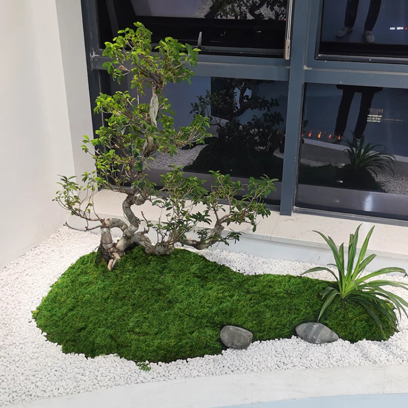 Artificial Moss Turf – Fake Plant for Bonsai & Micro Landscape Artificial Moss Decor Axl