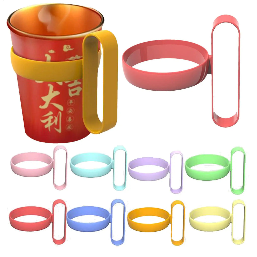 10-Pack Insulated Cup Handles – Anti-Scald Removable Grip Cup Handle Grip Axl