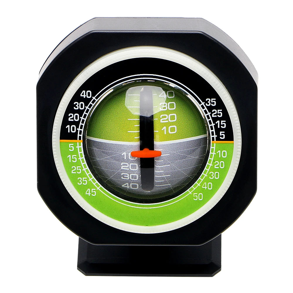 Car Inclinometer Slope Meter with LED | Angle Level Gauge Car Slope Meter Axl black