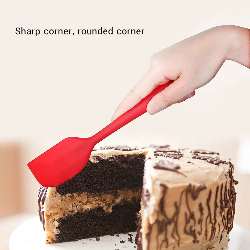 3-Piece Silicone Baking Spatula Set – Cake & Butter Tools Silicone Spatula Set Axl