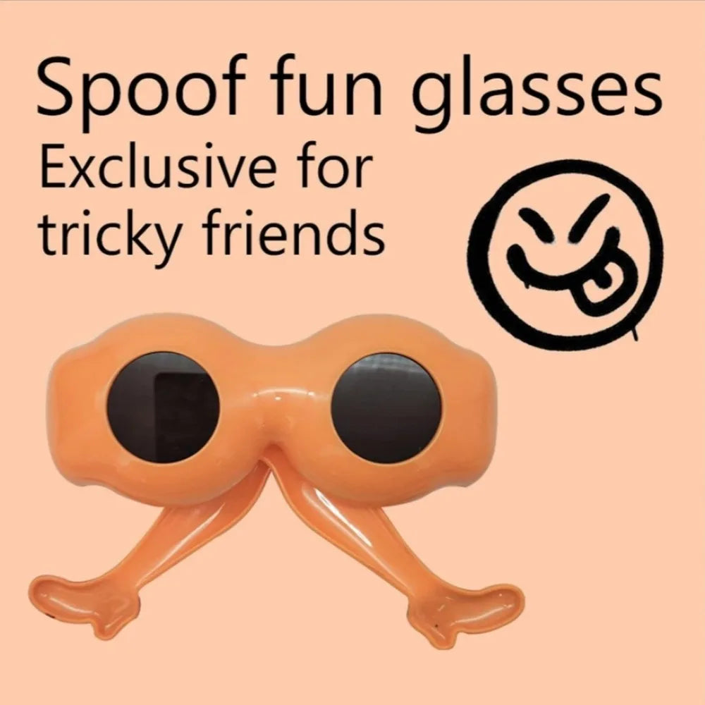 Novelty Leg Hip Sunglasses – Funny Orange Silly Party Glasses Novelty Party Glasses Axl