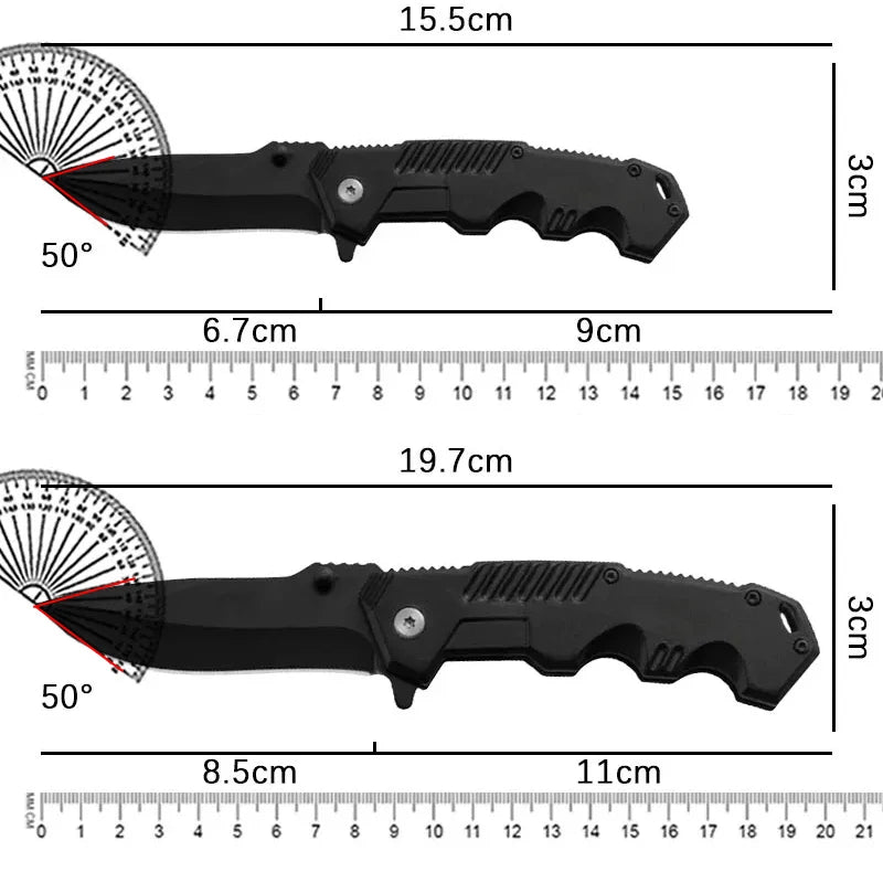 Stainless Steel Folding Pocket Knife – Portable Fruit Knife Folding Pocket Knife Axl