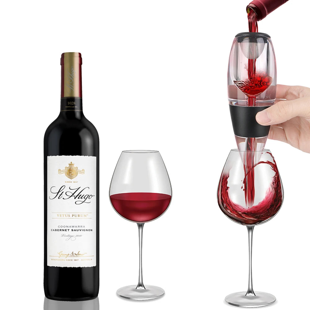 Wine Aerator Dispenser & Decanter Pourer with Filter & Base Wine Aerator Pourer Axl