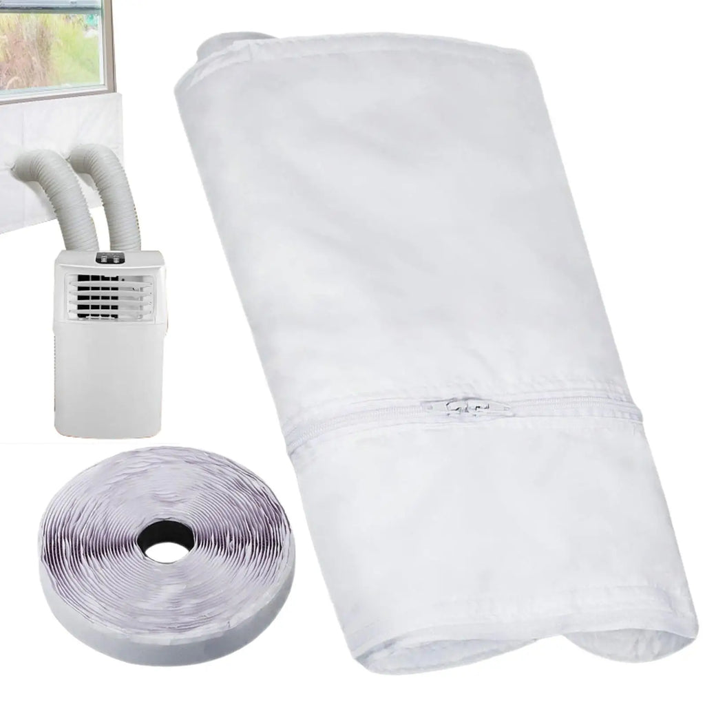 Portable AC Window Seal Kit 3M/4M – Flexible Cloth & Zipper AC Window Seal Kit Axl