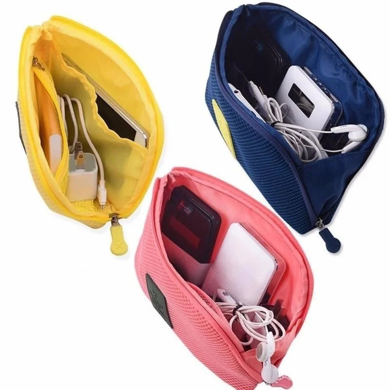 Travel Digital Organizer Bag – USB Cable, Earphone & Gadget Travel Organizer Bag Axl