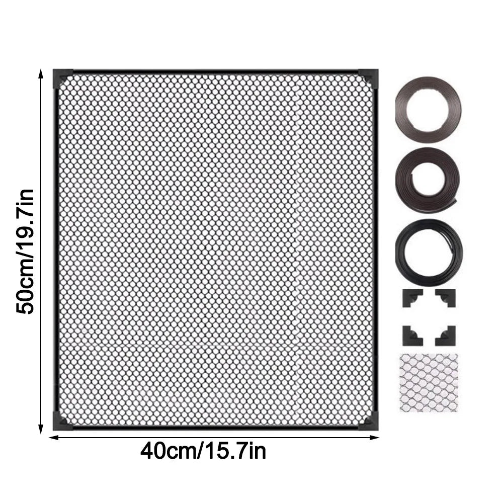Magnetic Mesh Aquarium Lid Cover – Anti-Jump Fish Tank Net Aquarium Lid Cover Axl 50-40cm