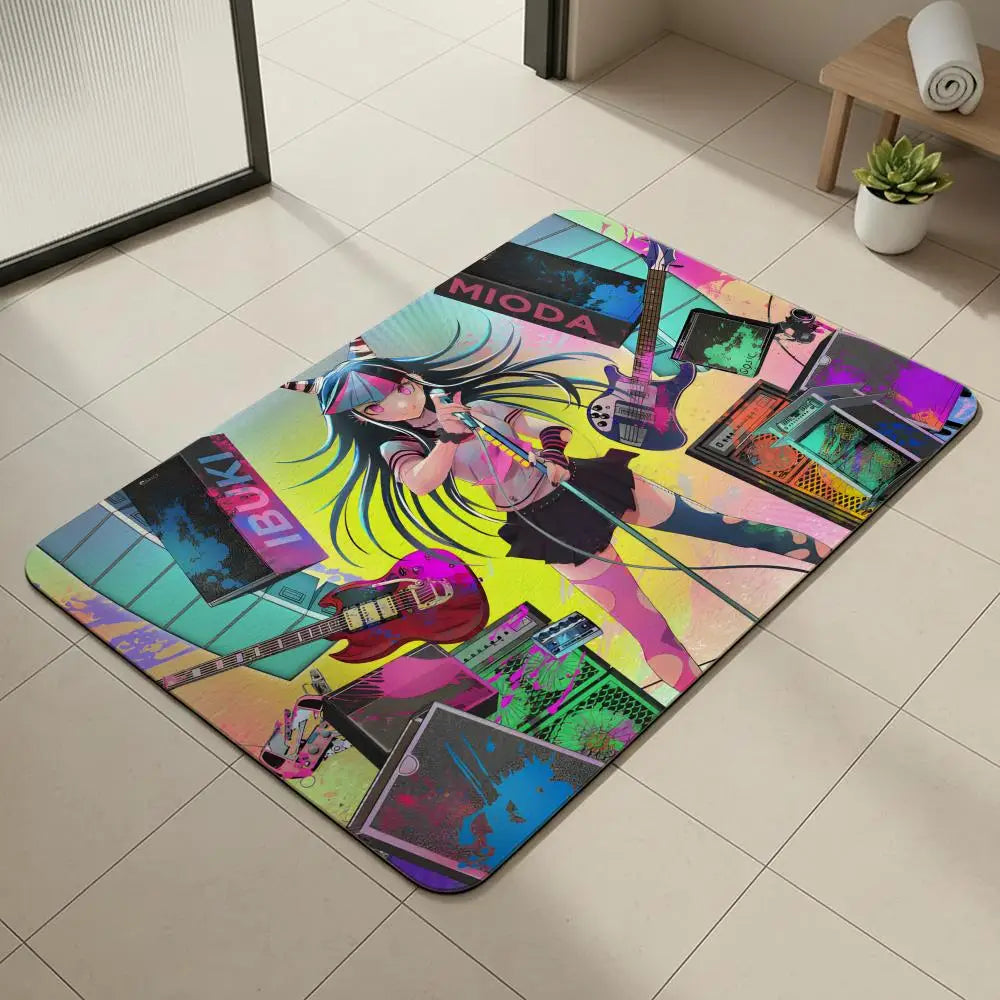 Danganronpa Diatomite Bath Mat – Quick Dry & Non-Slip Diatomite Bath Mat Axl White8 50x80cm
