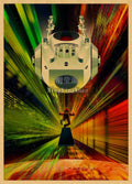 2001: A Space Odyssey Kraft Paper Movie Poster | Wall Art Print Movie Wall Poster Axl 29 42x30cm