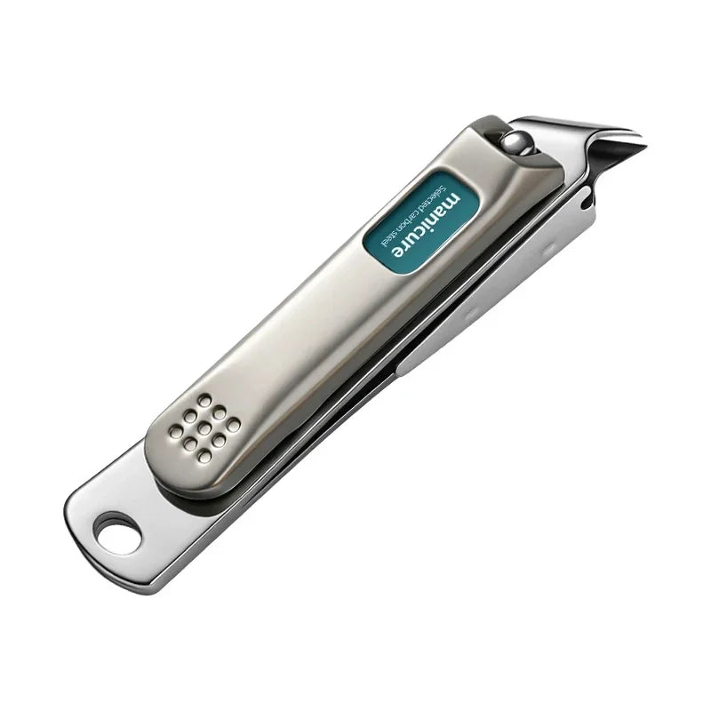Stainless Steel Nail Clipper Set – Anti-Splash Manicure Kit Nail Clipper Set Axl Champagne oblique