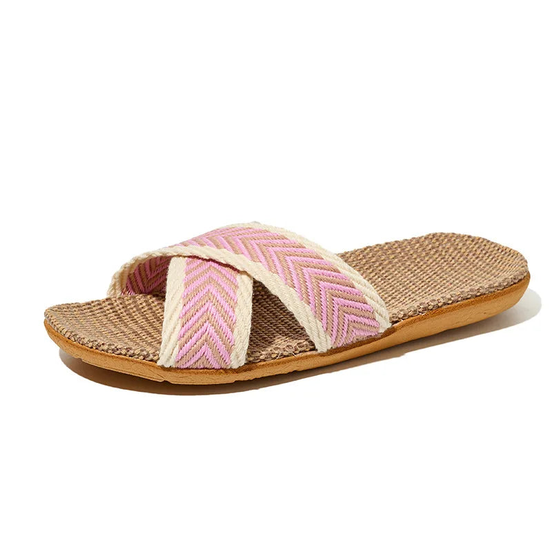Women's Lightweight Anti-Slip Indoor Slippers – Soft EVA Slides Indoor Slippers Axl Pink 44-45