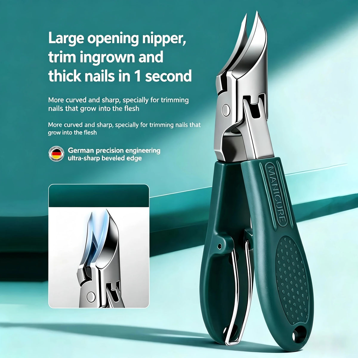 PLYS 25° Slanted Nail Clipper – Anti-Splash Eagle Beak Trimmer Nail Clipper Axl