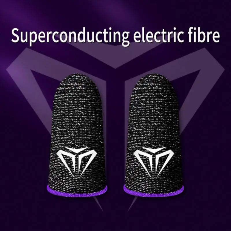Gaming Finger Sleeves – Breathable Touch Screen Fingertips Gaming Finger Sleeves Axl Purple