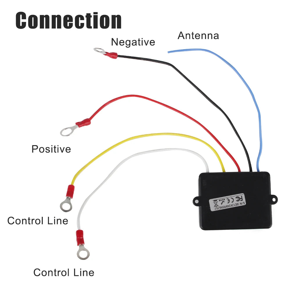 12V/24V Wireless Winch Remote Control – Jeep ATV Off-Road Truck Winch Remote Control Axl