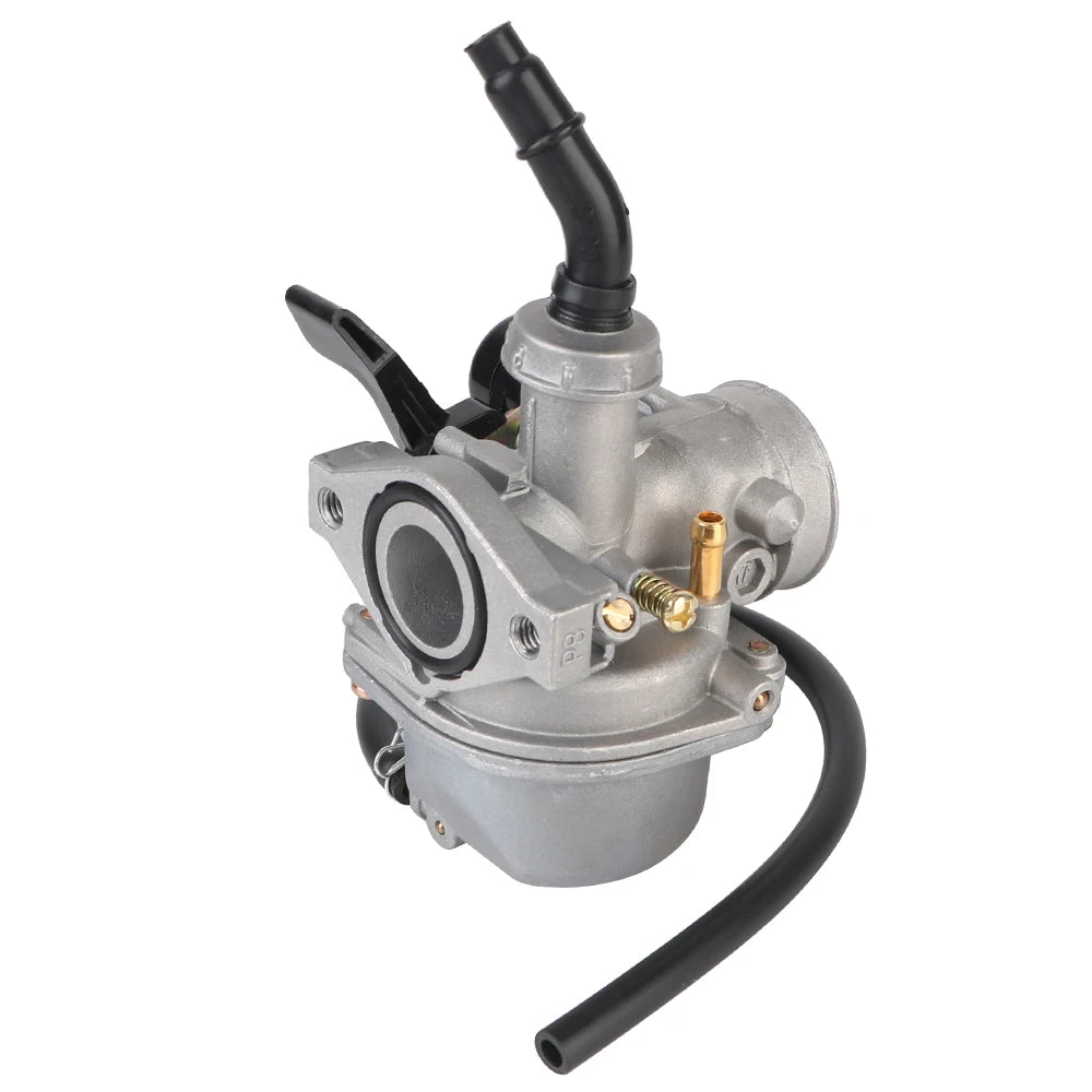 PZ19 19mm Carburetor for 50cc 70cc 90cc 110cc ATV Dirt Bike Motorcycle Carburetor Axl Silver