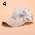 Women's Bohemian Floral Baseball Cap – Adjustable Sun Hat Printed Baseball Cap Axl 4