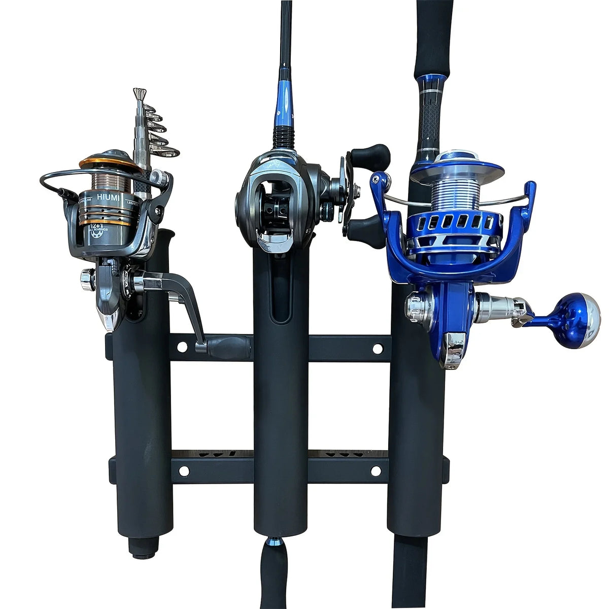 Wall-Mounted Fishing Rod Holders with Tube Connectors – 2 Pack Fishing Rod Holder Axl