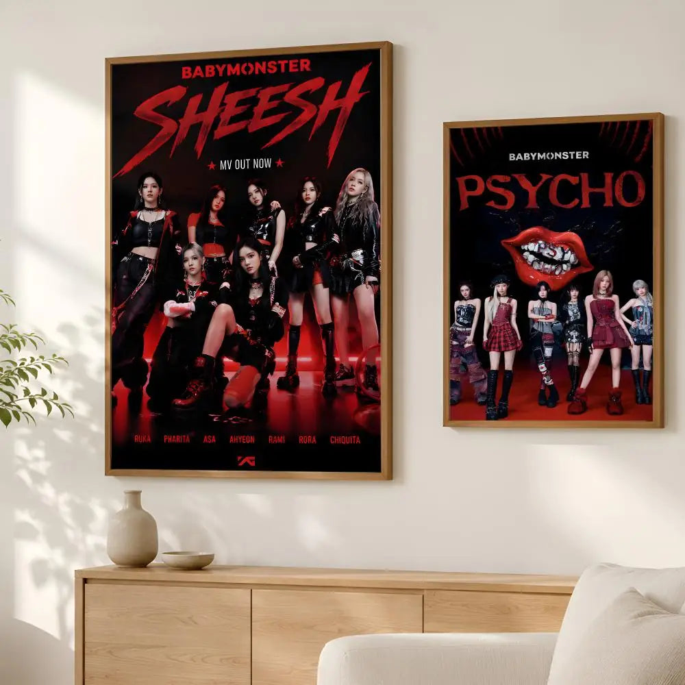 BABYMONSTER HD Self-Stick Wall Art Poster – Waterproof Décor Wall Art Poster Axl