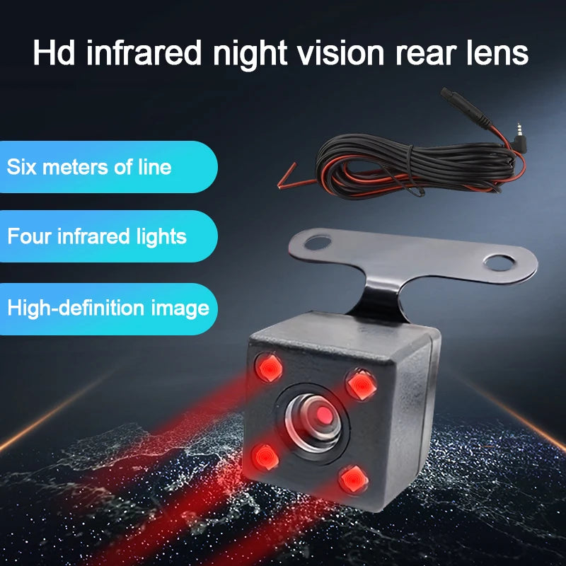 HD Night Vision Rear View Camera – 4 LED Waterproof Reversing Reversing Parking Camera Axl