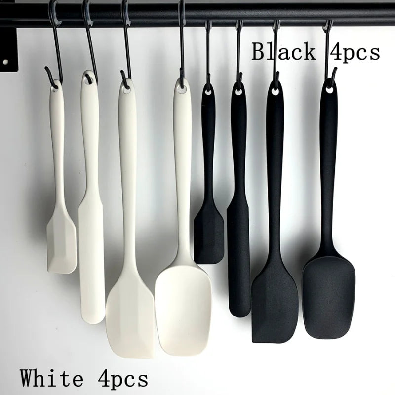 4-Piece Silicone Spatula Set – Heat-Resistant Baking Utensils Silicone Spatula Set Axl