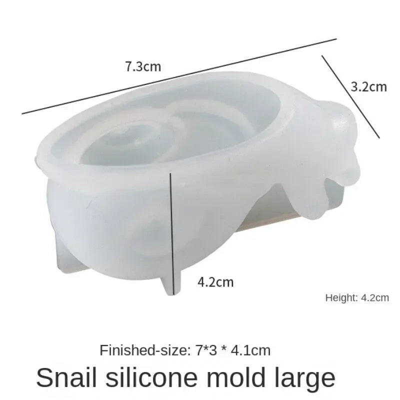 Snail Silicone Casting Mold – Epoxy Resin & Plaster DIY Mold Silicone Casting Mold Axl