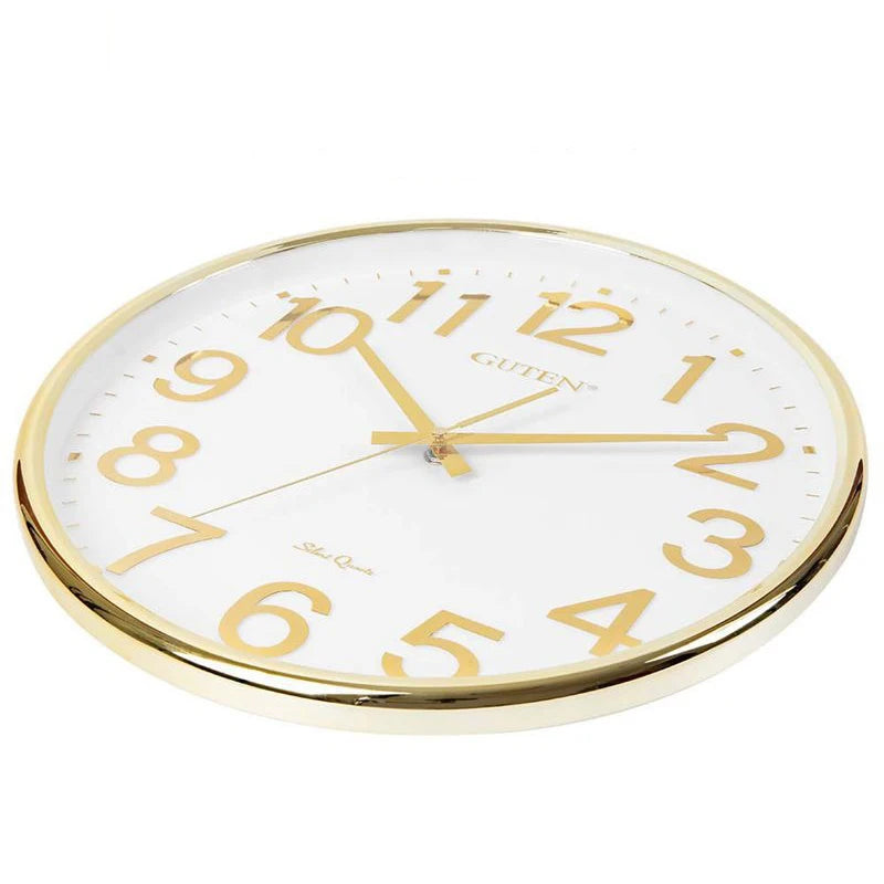 Gold 3D Large Silent Wall Clock – Nordic Luxury Home Decor Wall Clock Axl