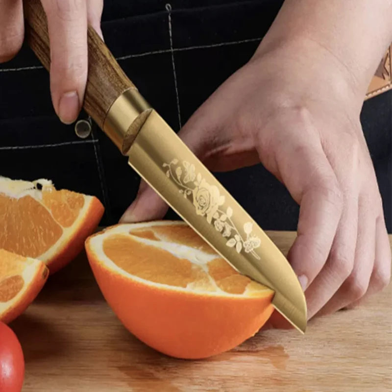 PLYS Sharp Stainless Steel Paring Knife – Fruit & Kitchen Use Paring Knife Axl