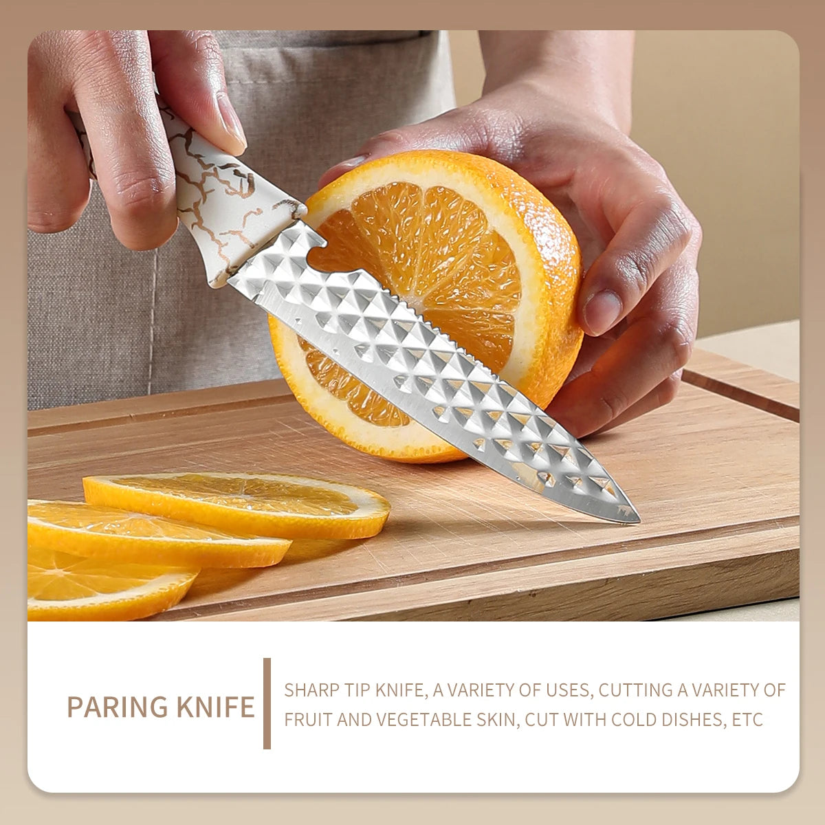 6-Piece Stainless Steel Kitchen Knife Set | Multi-Function Kitchen Knife Set Axl
