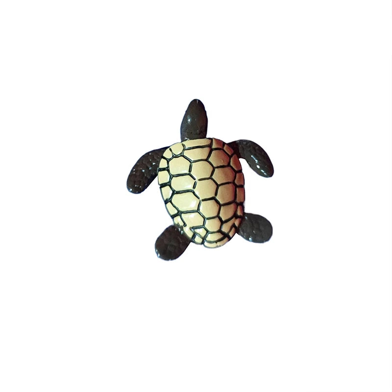 Mini Sea Turtle Resin Ornament – Aquarium & Home Decor Resin Figurine Axl