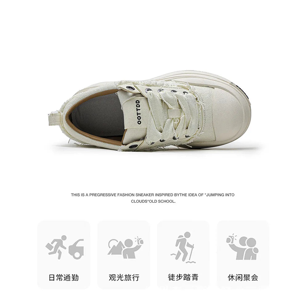 Women's Platform Wedge Sneakers – Lace-Up Casual Trainers Platform Wedge Sneakers Axl