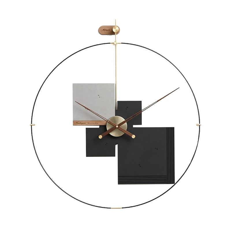 Modern Large 80cm Silent Wall Clock – Minimalist Quartz Decor Wall Clock Axl