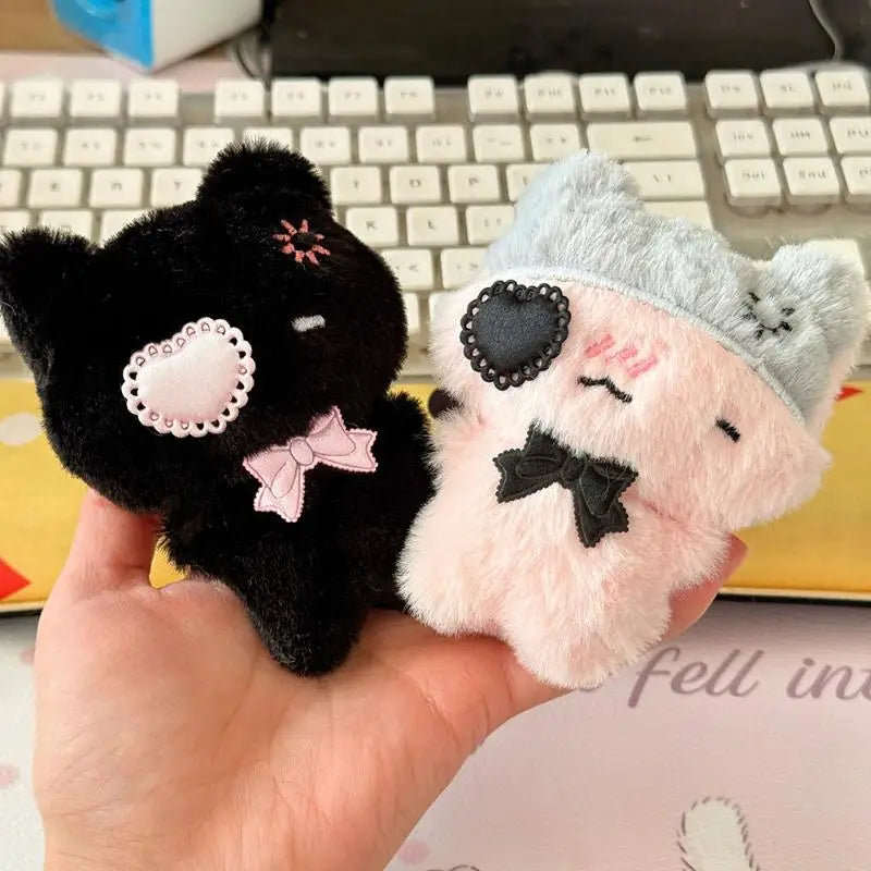 Kawaii Plush Cat Keychain – Cute Bag Charm & Backpack Pendant Plush Keychain Charm Axl
