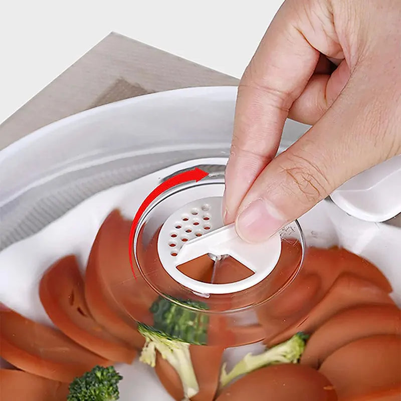 Large BPA-Free Microwave Splatter Cover with Adjustable Vents Microwave Splatter Cover Axl