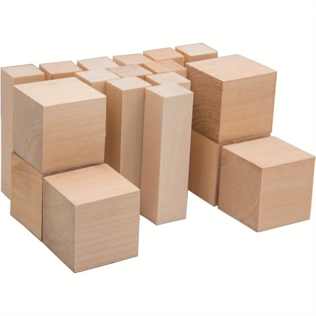 18 Pc Basswood Carving Blocks – Whittling Wood Kit for Carvers Wood Carving Blocks Axl 18pc