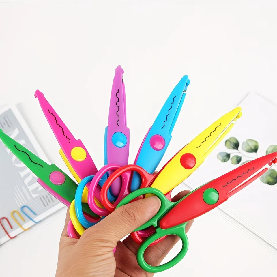 DIY Decorative Lace Scissors – Safe Art Craft Scissors for Kids Decorative Craft Scissors Axl