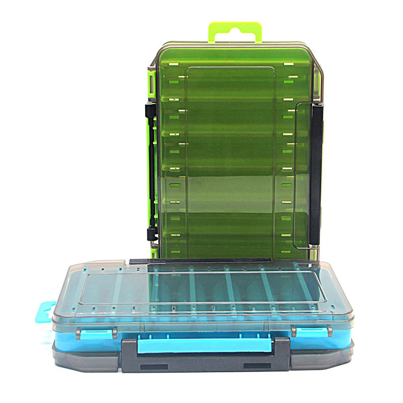 Double-Sided Waterproof Fishing Tackle Box – Lure Storage Case Fishing Tackle Box Axl