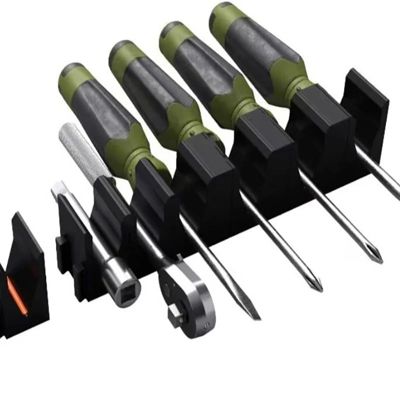 Magnetic Wrench Organizer Rack – 12-Slot Tool Holder Tray Tool Organizer Rack Axl