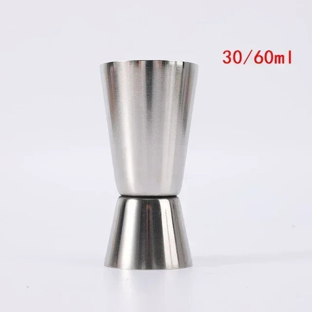 Stainless Steel Jigger Set – 4 Dual-Sided Bartender Measure Cups Bar Jigger Set Axl 30 60ml