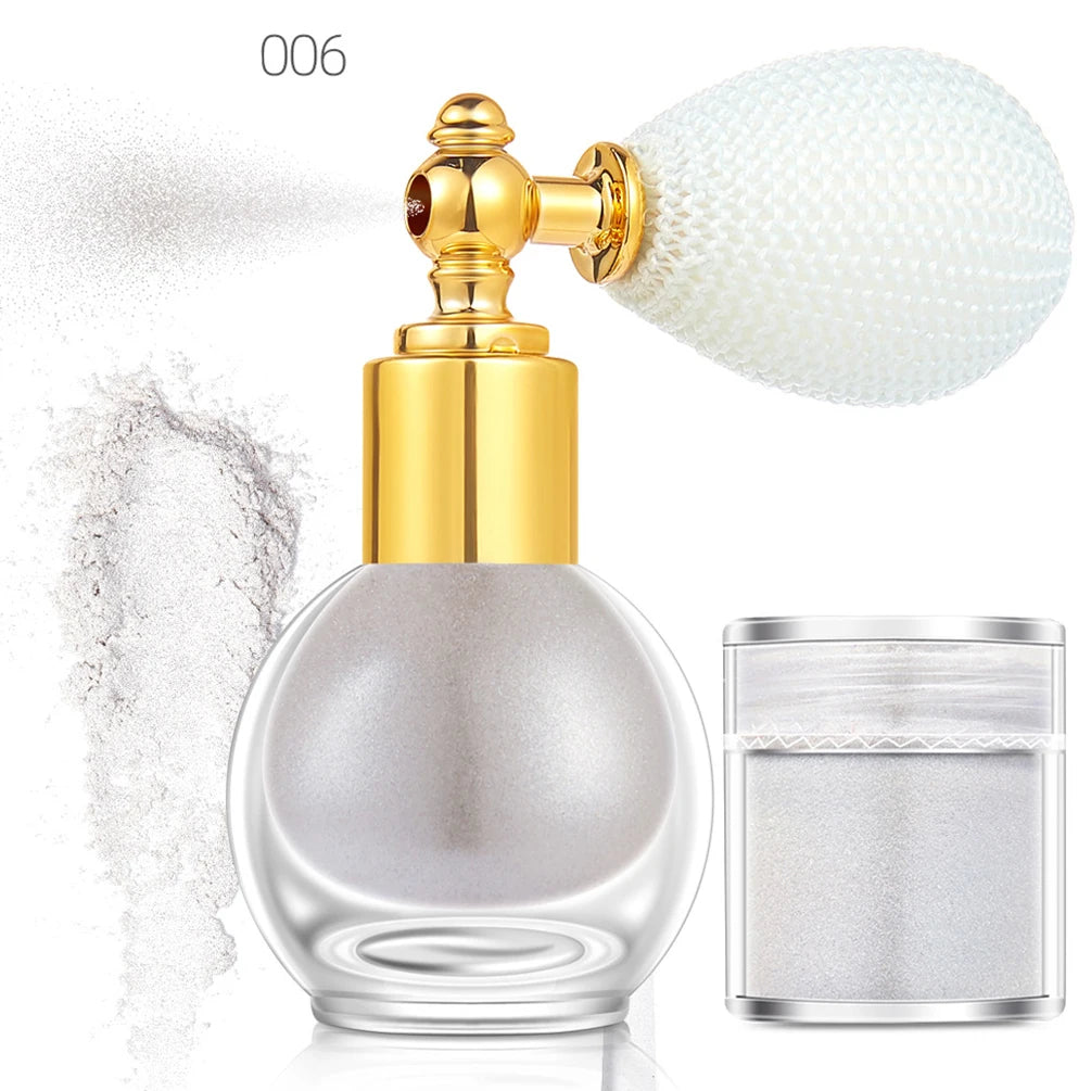 Vegan Pearl Glitter Highlighter Spray – Face & Body Makeup Glitter Highlighter Spray Axl 006 1pcs NO LOGO