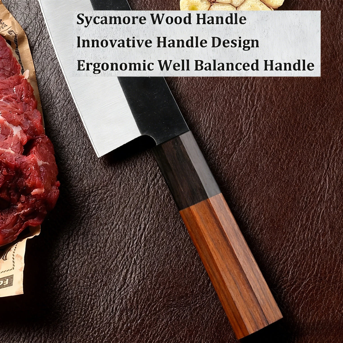 Professional Kiritsuke Chef Knife – Sharp Stainless Steel Blade Kiritsuke Chef Knife Axl