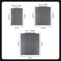 Silicone Dish Drying Mat – Non-Slip Heat-Resistant Drain Pad Kitchen Drying Mat Axl Gray Small size 39x25cm
