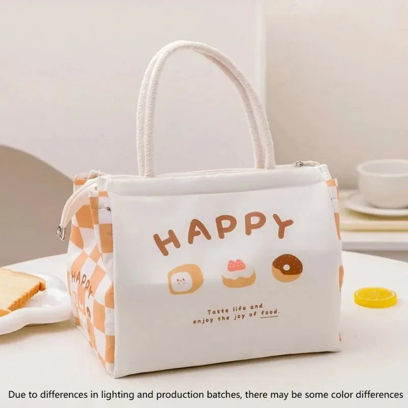 Cute Thermal Lunch Bag – Large Insulated Tote for Women & Kids Insulated Lunch Tote Axl