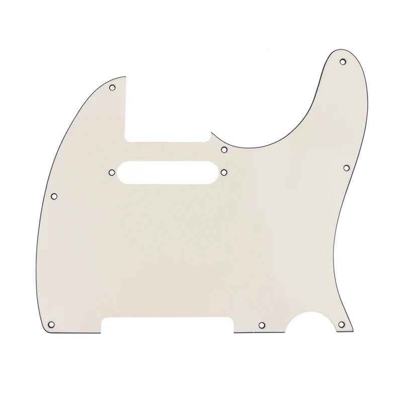 Telecaster Guitar Pickguard Scratch Plate 3-Ply with Screws Guitar Pickguard Axl Beige