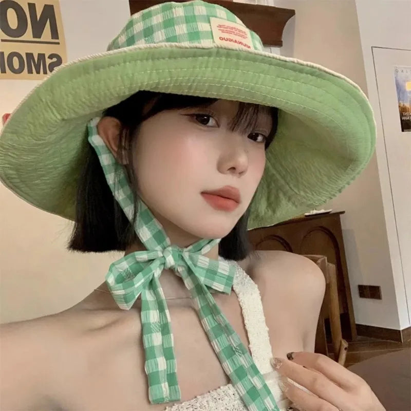 Women's Wide Brim Sun Hat – UV Shade & Chin Strap Beach Hat Wide Brim Sun Hat Axl