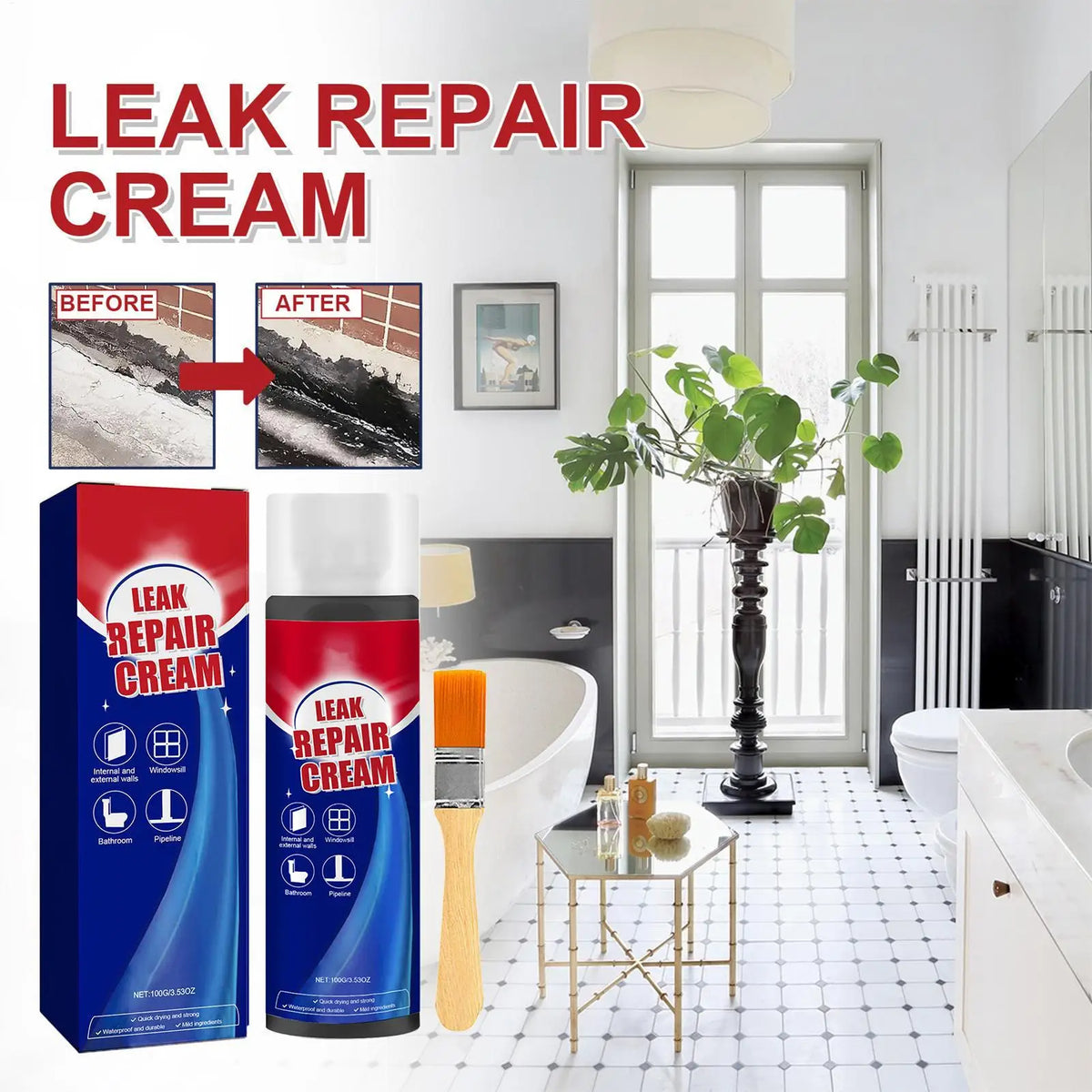Waterproof Leak Repair Sealant – Wall, Roof & Gutter Sealer Waterproof Sealant Axl
