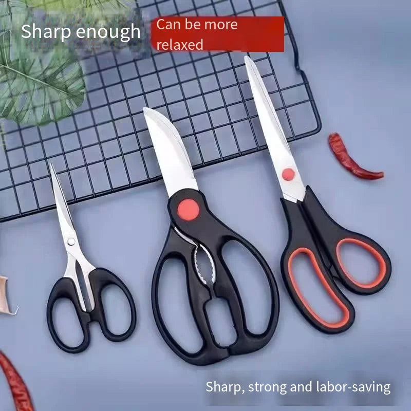Stainless Steel Multi-Function Kitchen Scissors – 3-Piece Set Kitchen Scissors Set Axl