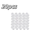 20-Pack Transparent Toe Protectors – Elastic Covers for Comfort Toe Protectors Axl 20pcs