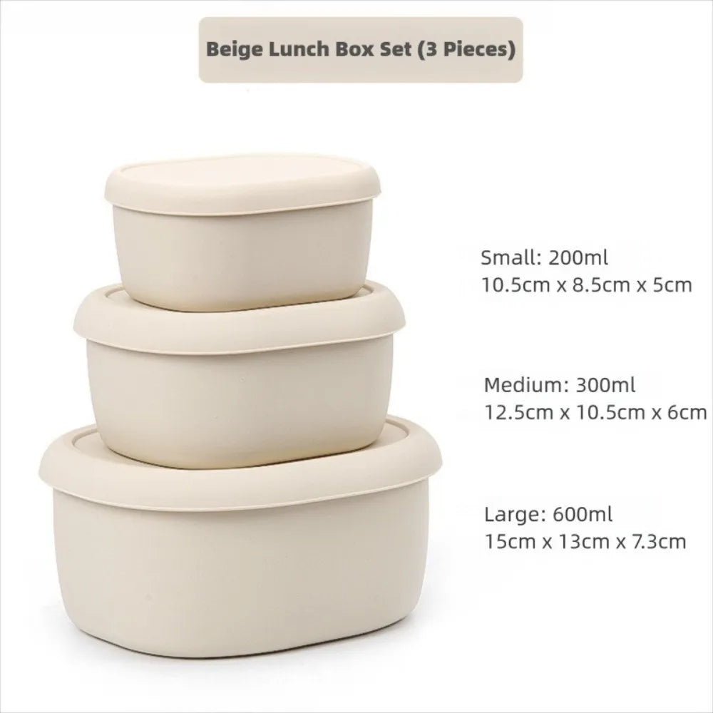 BPA-Free Silicone Lunch Box with Lid | Microwave Safe 200–600ml Silicone Lunch Box Axl