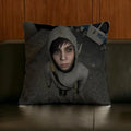 Natural Linen Cushion Cover – Decorative Pillowcase for Sofa & Home Linen Cushion Cover Axl White10 35X35cm